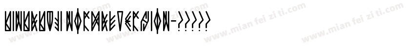 Kinkakuji NormalVersion字体转换
